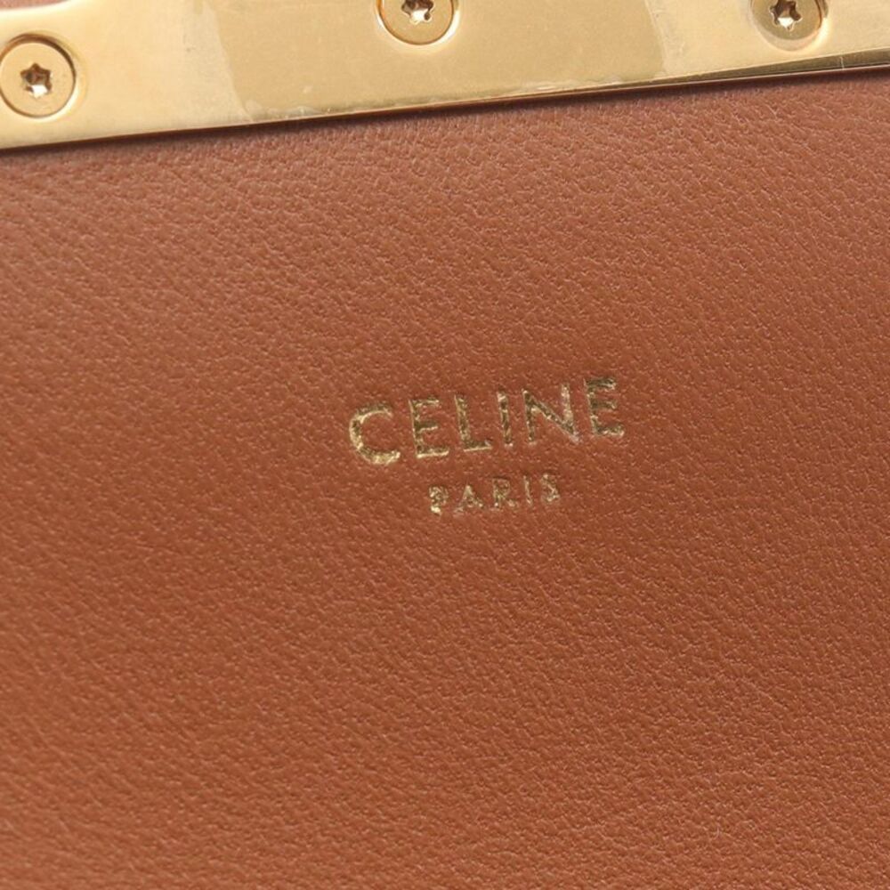 Celine Pvc Brown Shoulder Bags - Picture 4 of 9